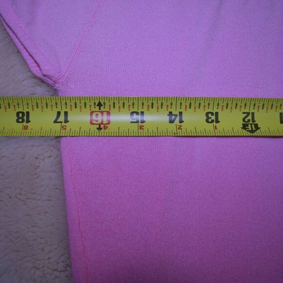 INC International Concepts Pink Ombre Cowl High Neck Sweater Blouse Size Large - Picture 13 of 15